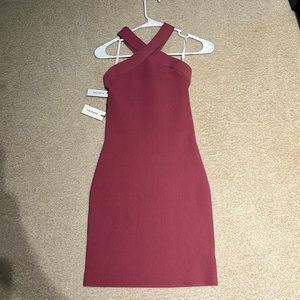 Babaton small tight fitted Rhodon Pink dress